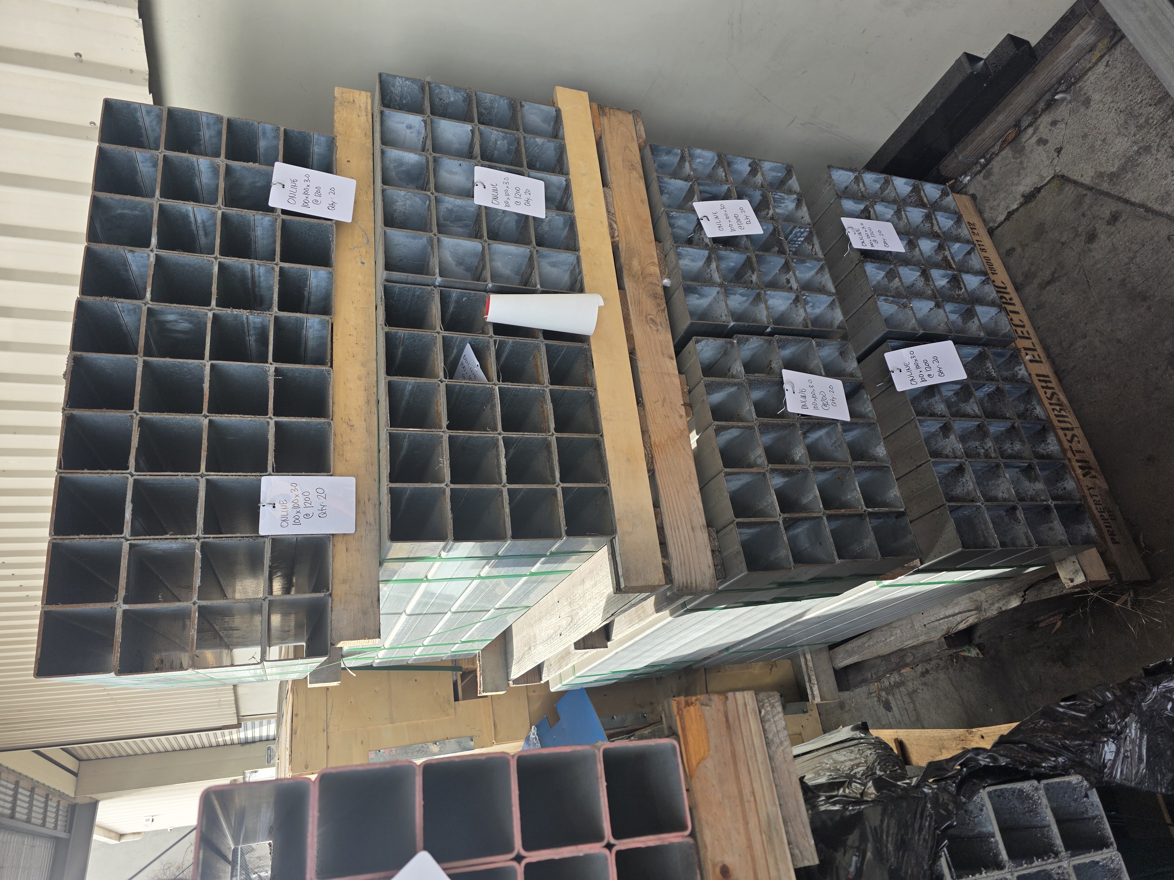 SHS PG 100 X 100 X 3.0 mm, 1200 mm, GAL